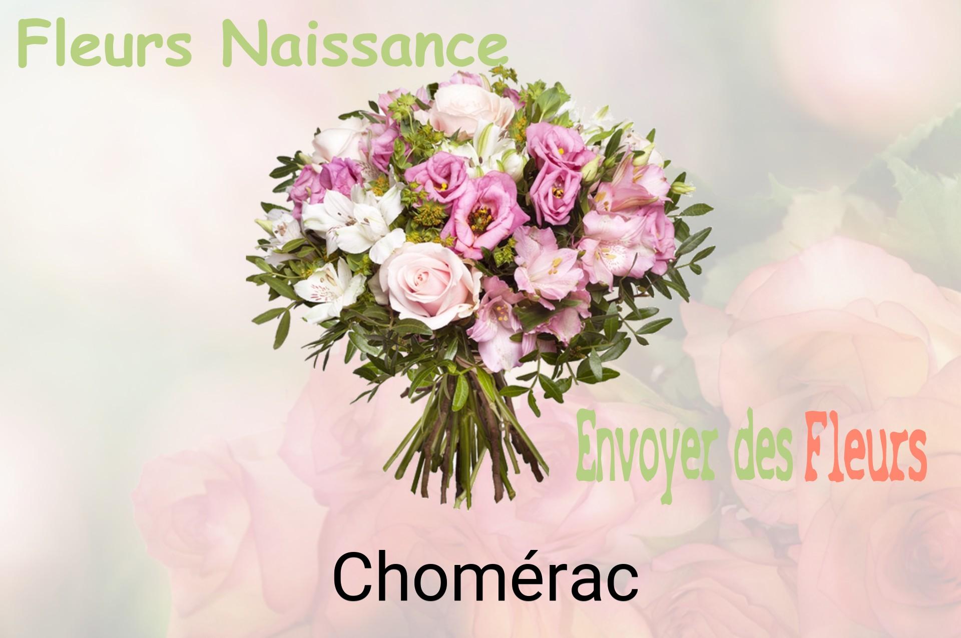 Bouquet de fleurs de naissance livré à Chomérac