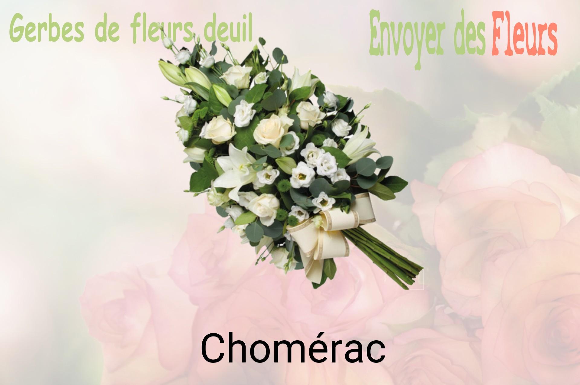 Gerbe de fleurs de deuil livrée à Chomérac
